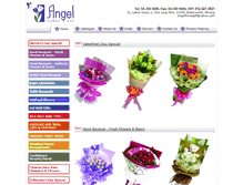 Tablet Screenshot of angelflorist.com.my